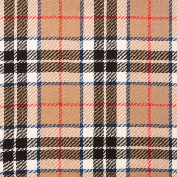 Thomson Camel Lightweight Tartan Fabric