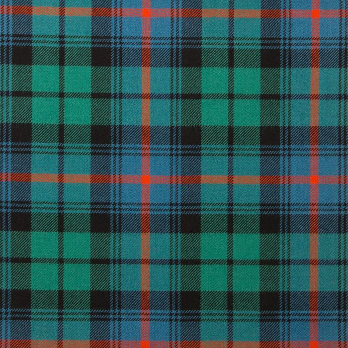 Urquhart Broad Red Ancient Lightweight Tartan Fabric