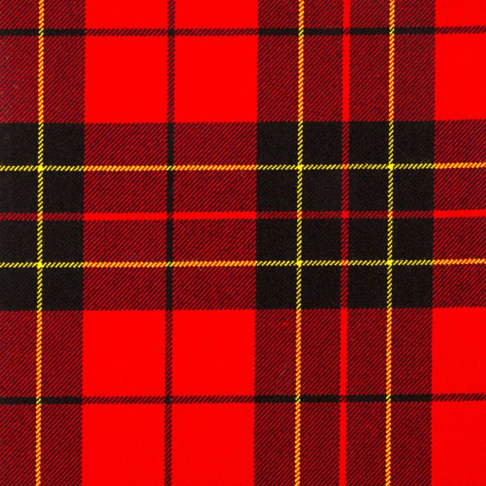 Brodie Red Modern Heavyweight Tartan Fabric