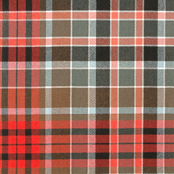 Gordon Red Weathered Heavyweight Tartan Fabric