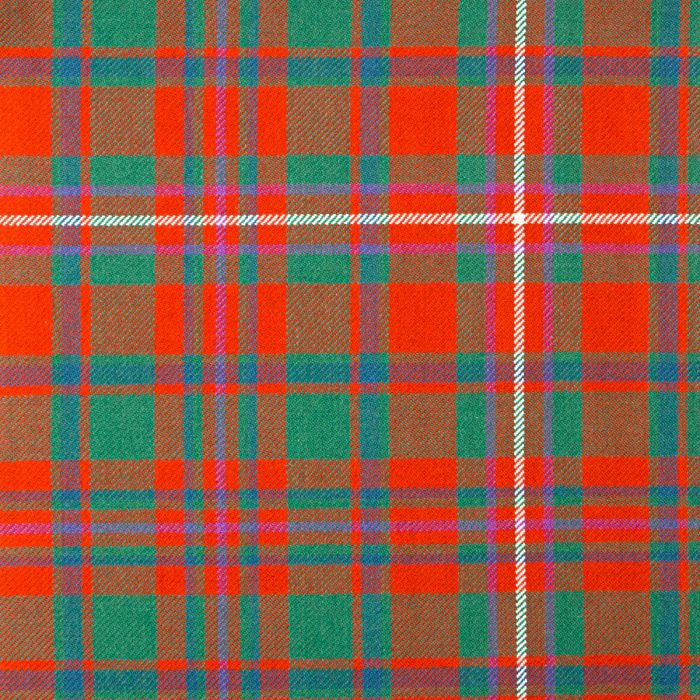 MacKinnon Red Ancient Heavyweight Tartan Fabric