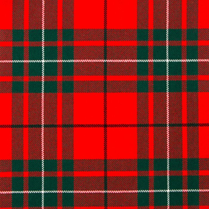 MacAuley Red Modern Heavyweight Tartan Fabric