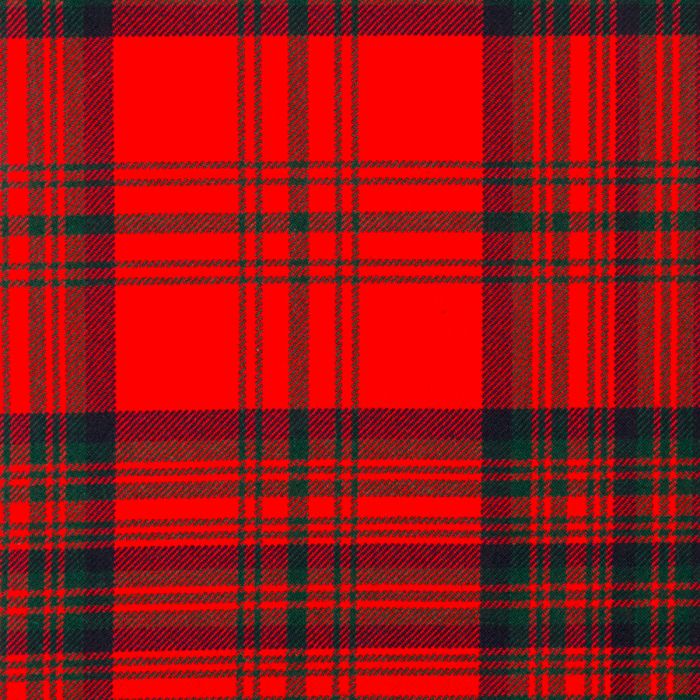 Matheson Red Modern Heavyweight Tartan Fabric