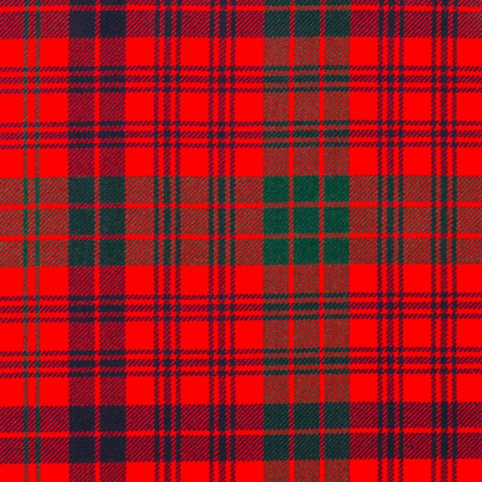 Ross Red Modern Heavyweight Tartan Fabric