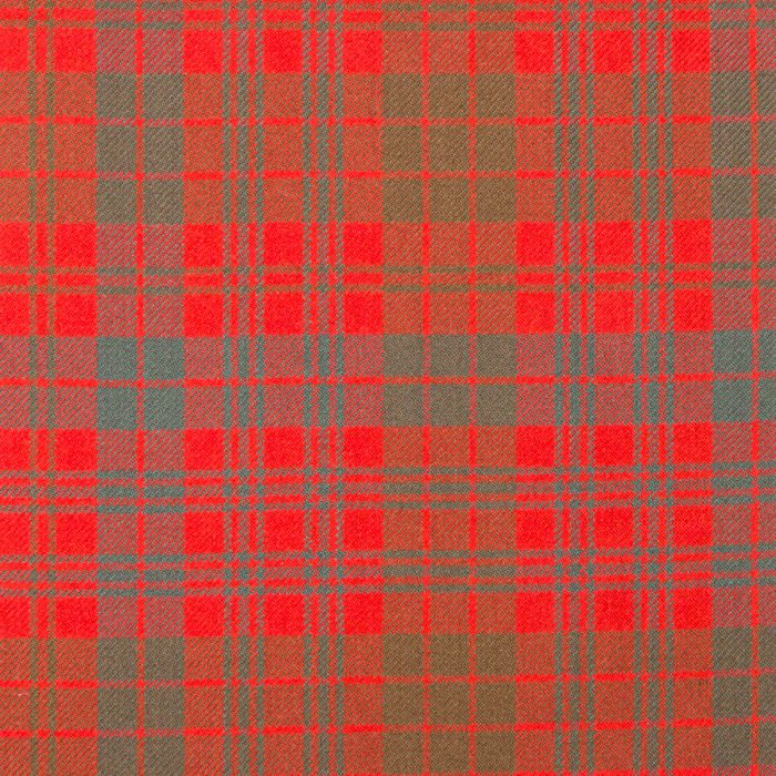 Ross Red Weathered Heavyweight Tartan Fabric