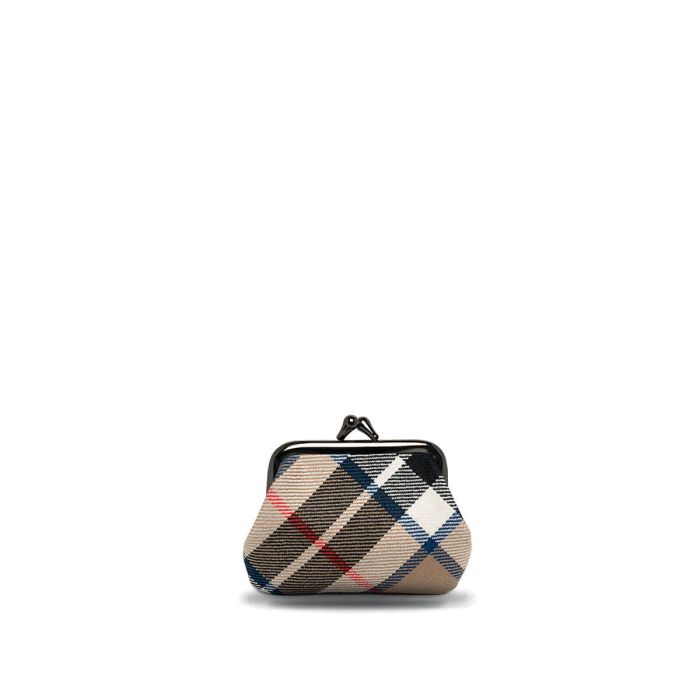 Thomson Camel Modern Tartan Small Coin Purse