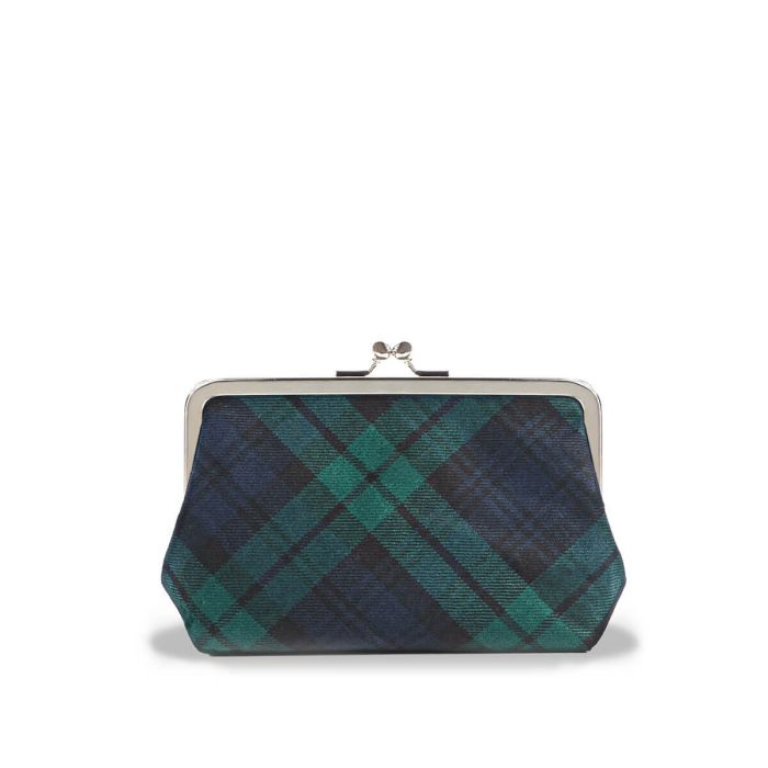 Black Watch Modern Tartan Clutch Purse