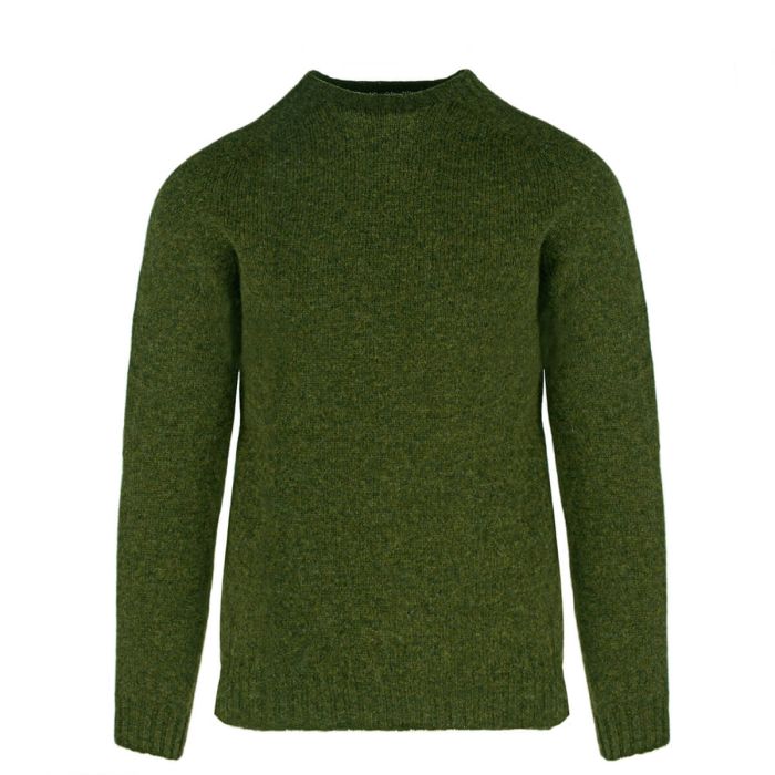 Men's Kyle Scotspine Chunky Knitted Wool Crew Neck Jumper