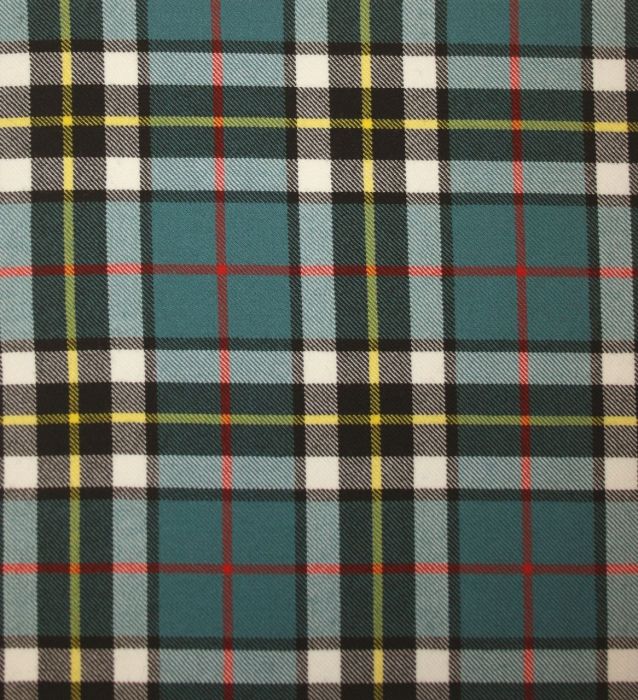 Thomson Blue Modern Medium Weight Tartan Fabric