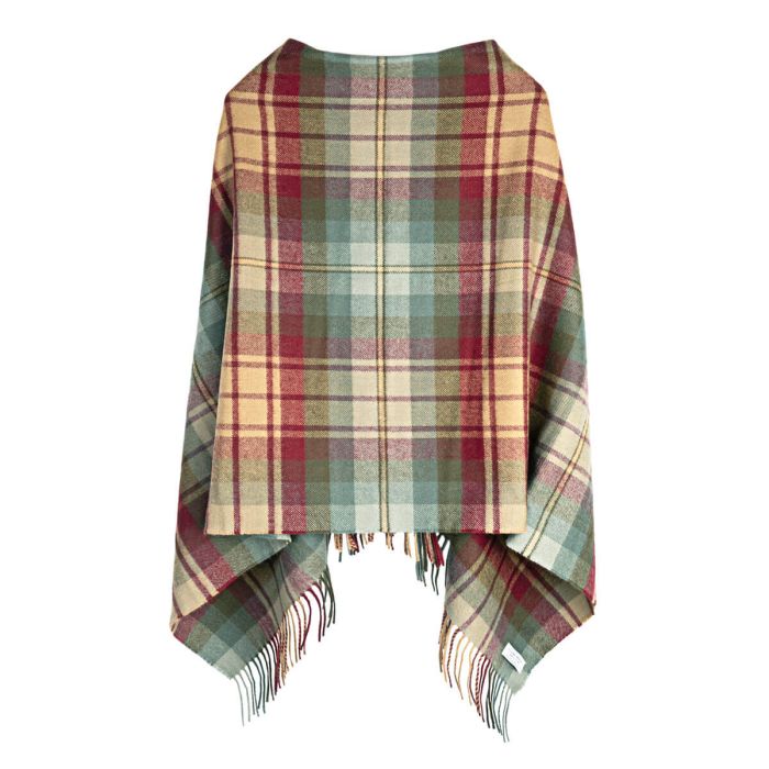 Georgia Auld Scotland Tartan Lambswool Poncho