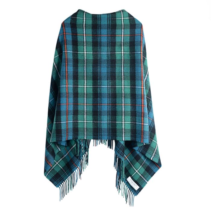 Georgia MacKenzie Ancient Tartan Lambswool Poncho