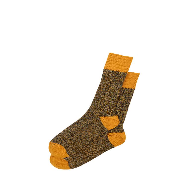 Mens Ochre Firth Crew Length Merino Blend Socks
