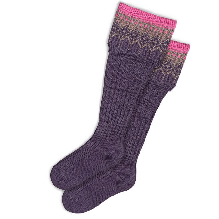 Womens Thistle Iona Long Boot Socks