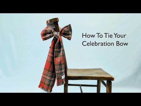 Made to Order Reiver Lightweight Tartan Celebration Bow Gallery Image 2