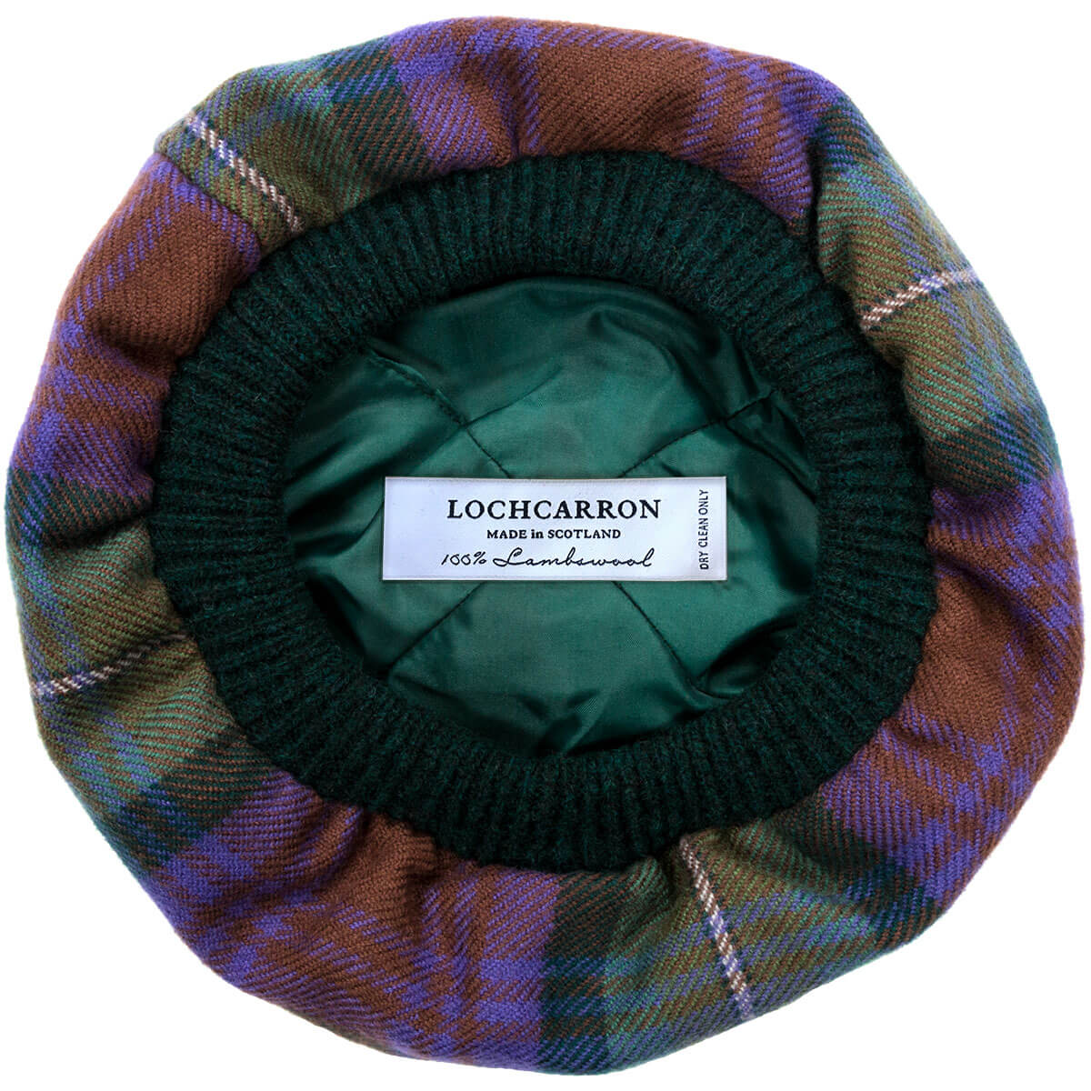 Isle of Skye Tartan Brushed Wool Tam Gallery Image 1