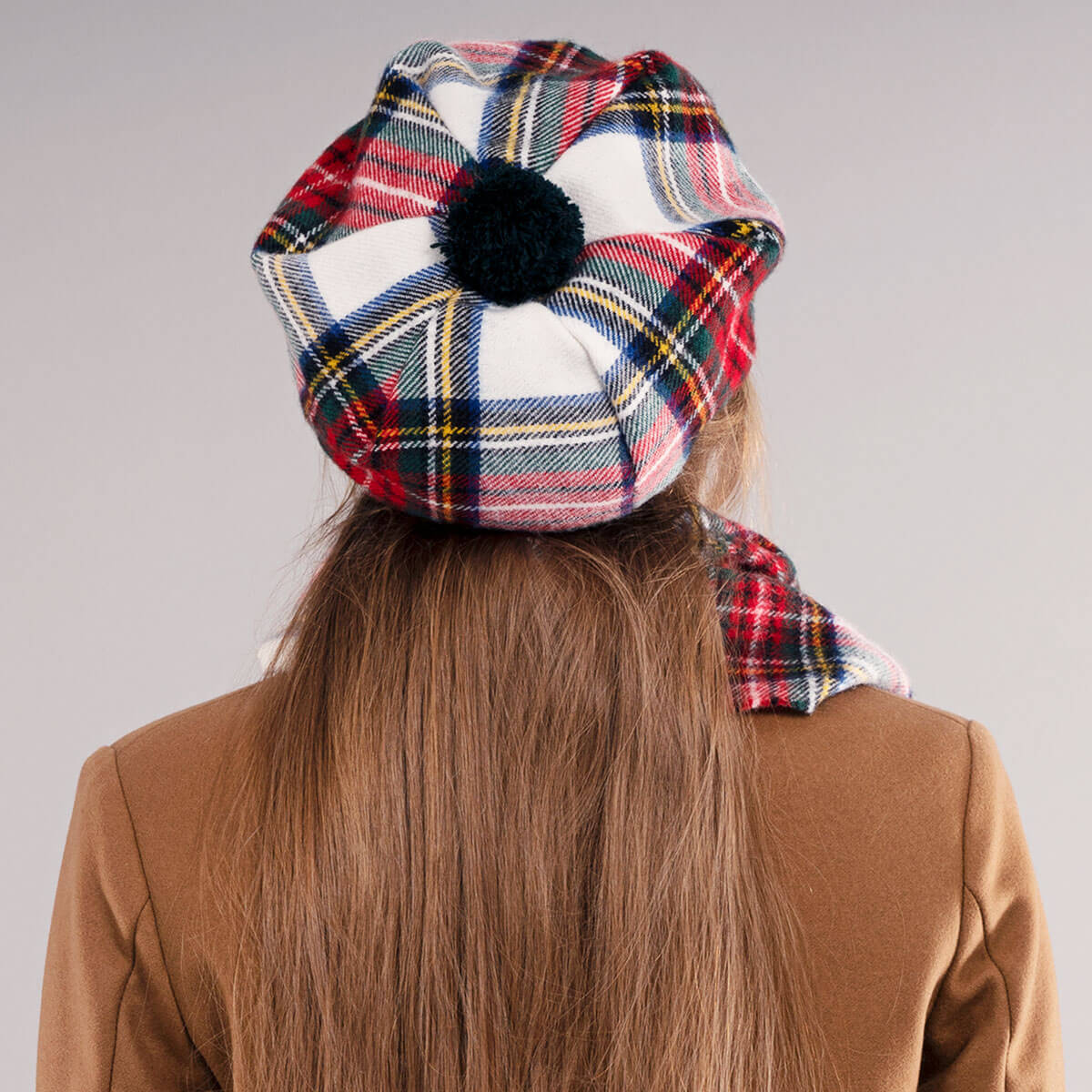 Stewart Dress Modern Tartan Brushed Wool Tam Gallery Image 2