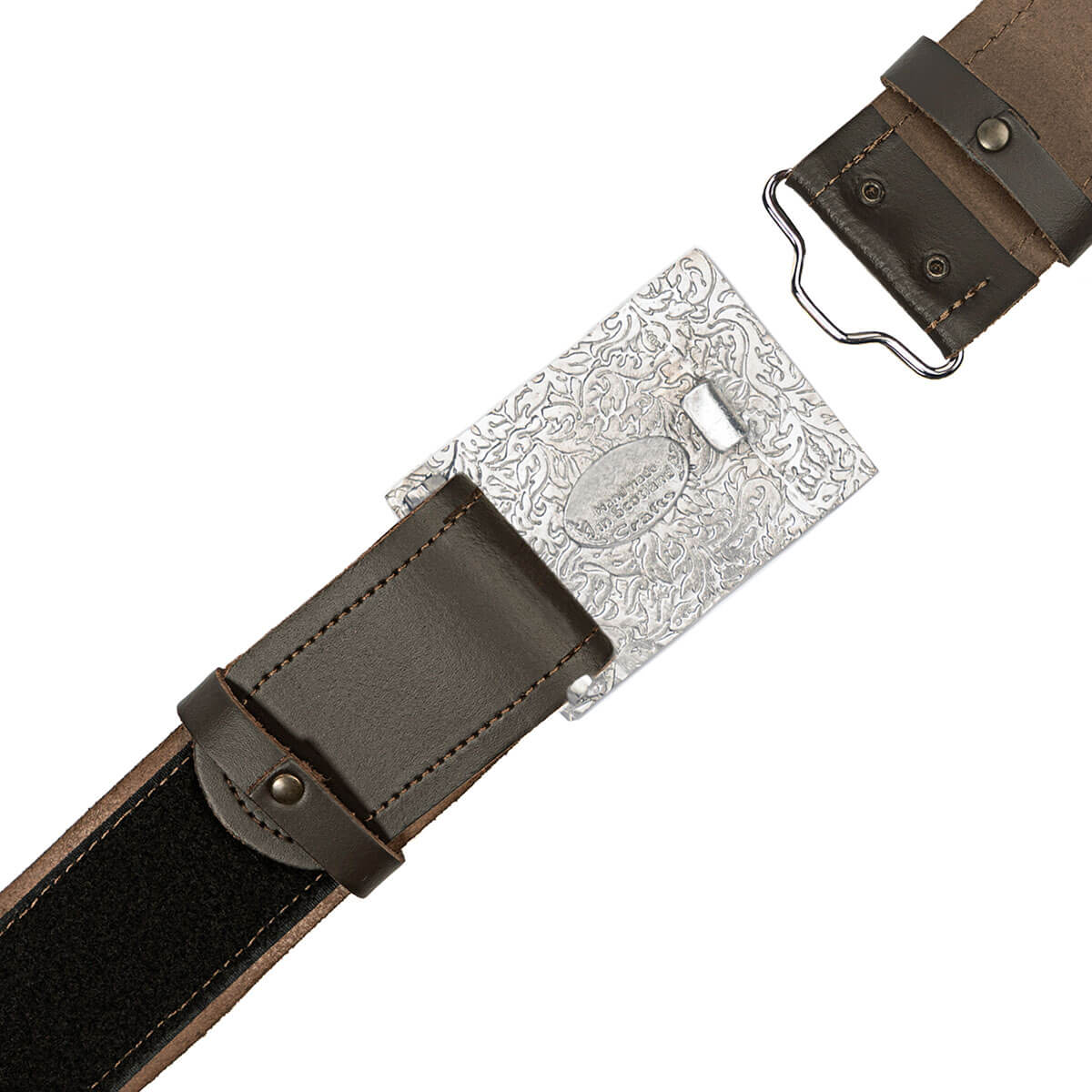 Plain Brown Kilt Belt Gallery Image 5