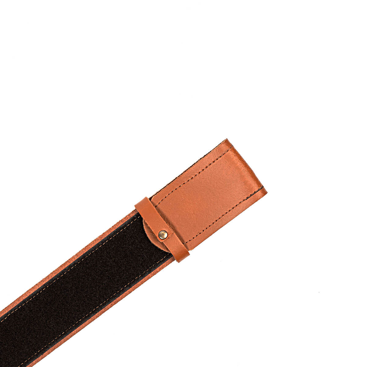 Thistle Embossed Tan Kilt Belt Gallery Image 2