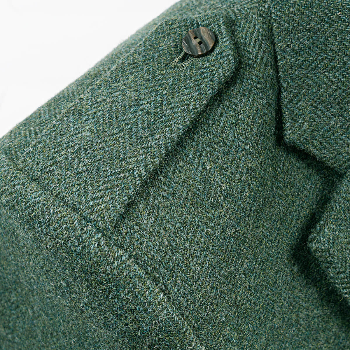 Estate Managers Green Shetland Tweed Crail Kilt Jacket Gallery Image 2