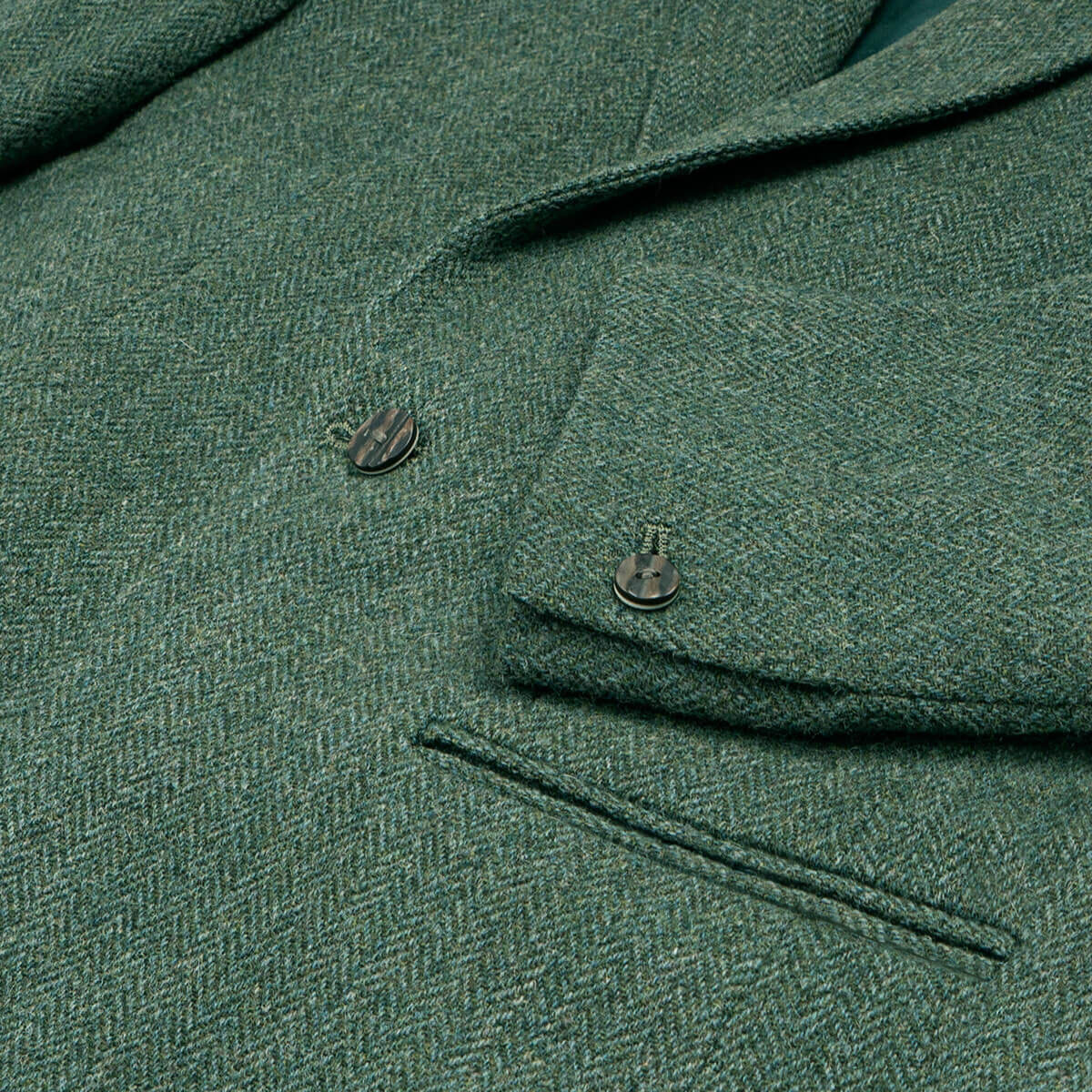 Estate Managers Green Shetland Tweed Crail Kilt Jacket Gallery Image 4