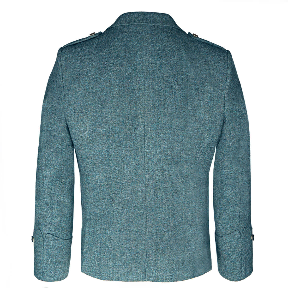 Fishermans Blue Shetland Tweed Argyll Kilt Jacket Gallery Image 1