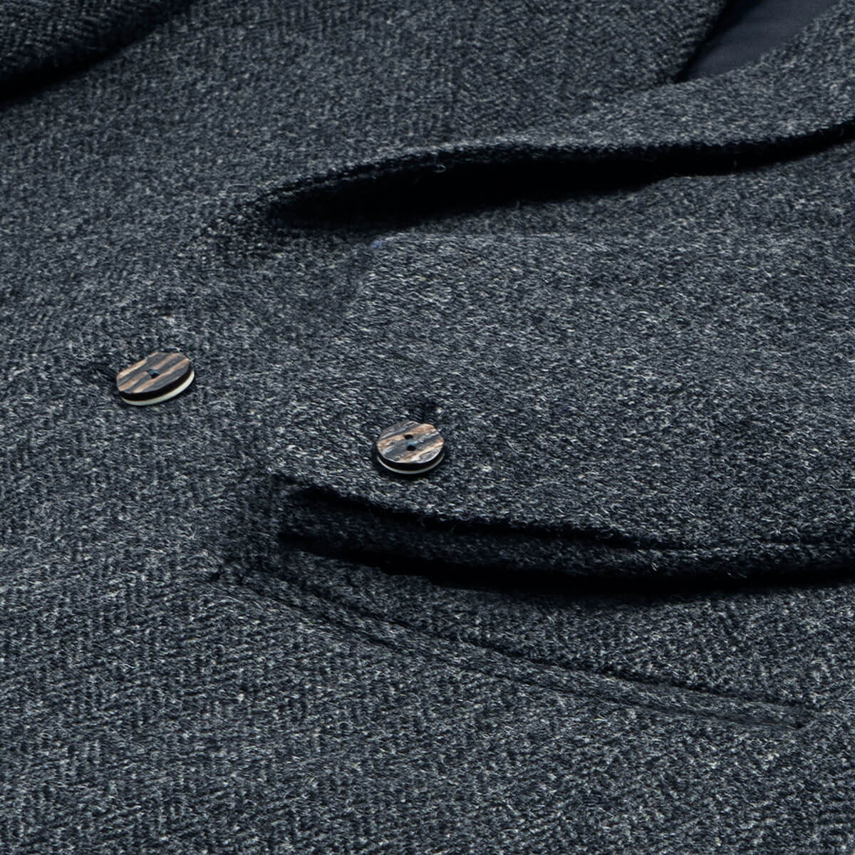 Porters Grey Shetland Tweed Crail Kilt Jacket Gallery Image 4