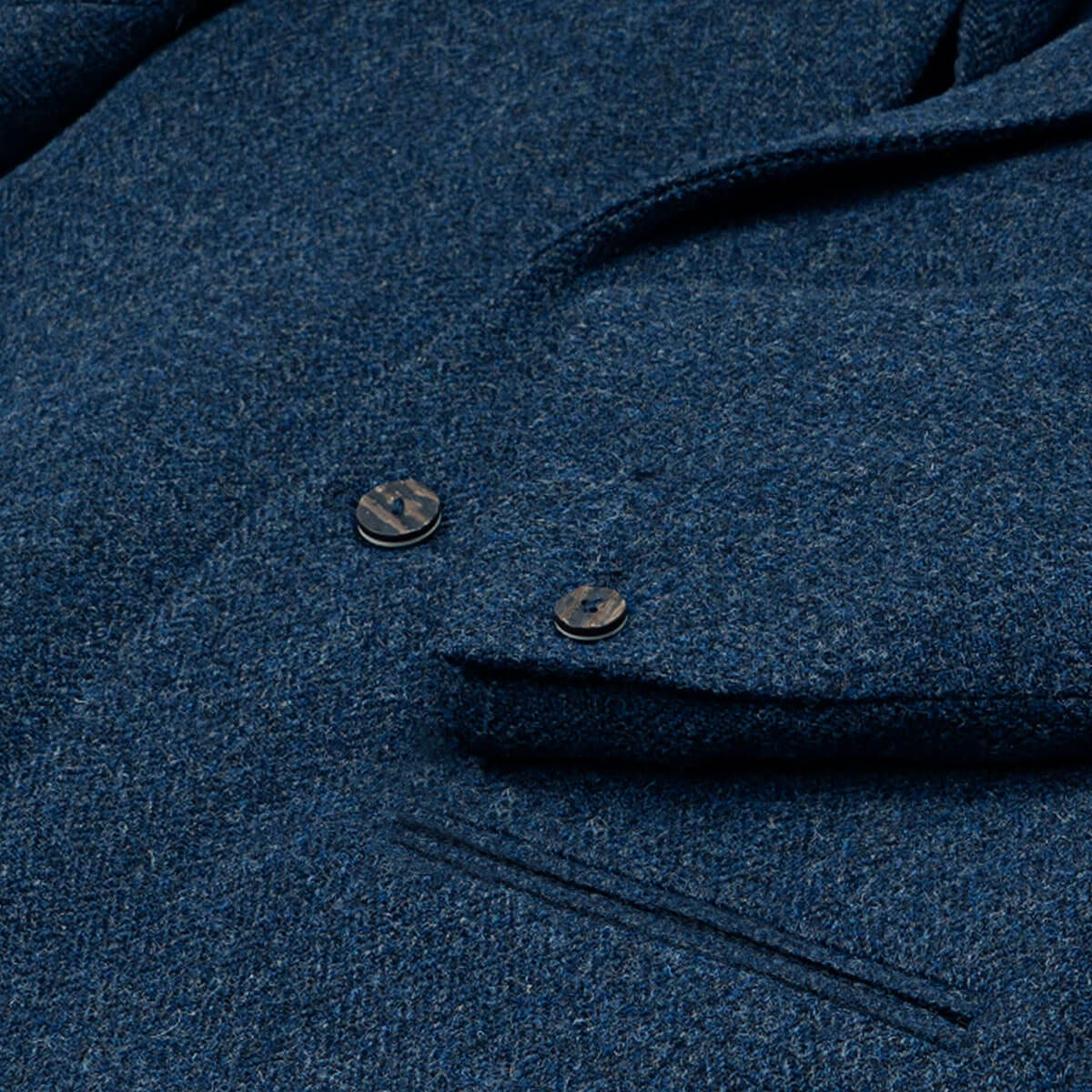 Ghillie Blue Shetland Tweed Crail Kilt Jacket Gallery Image 4