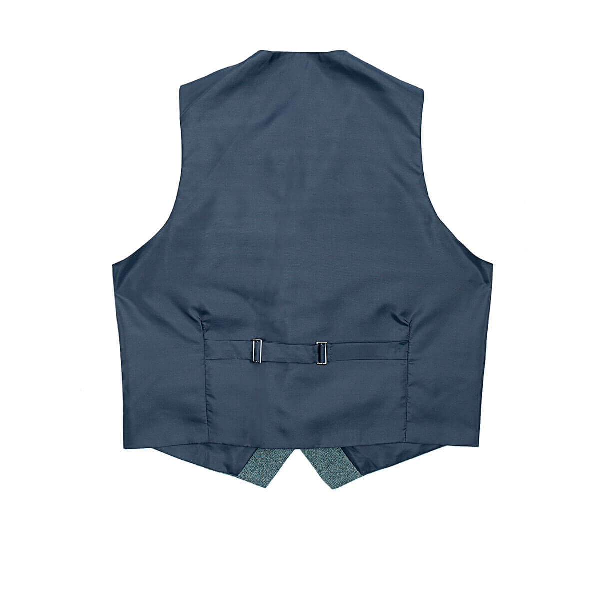 Fishermans Blue Shetland Tweed 5 Button Kilt Waistcoat Gallery Image 1