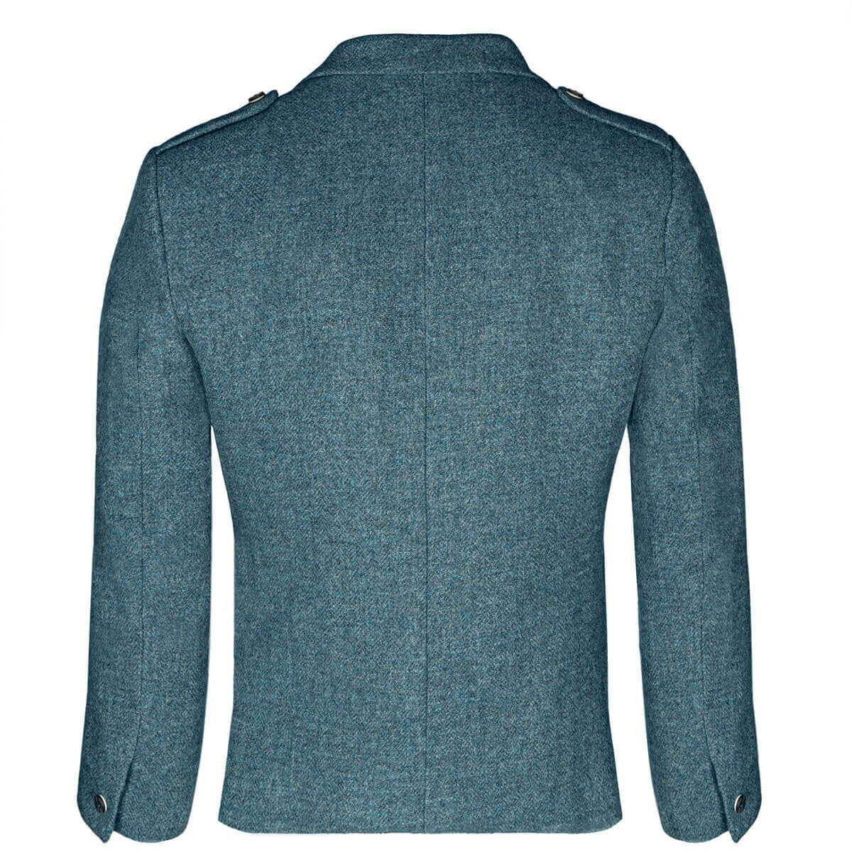 Fishermans Blue Shetland Tweed Crail Kilt Jacket Gallery Image 1