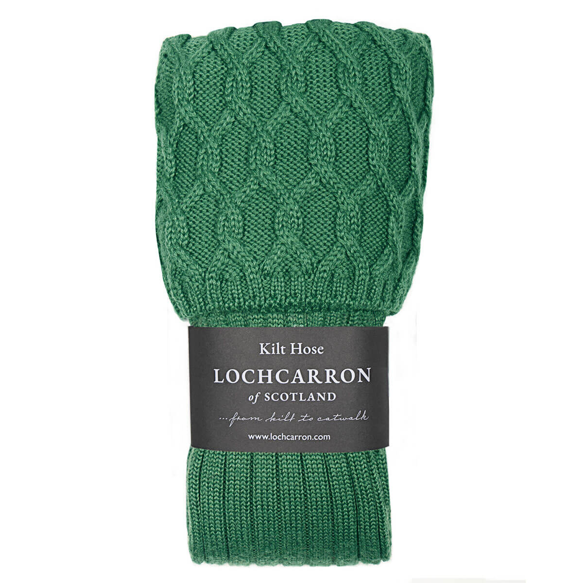 Lewis Luxury Kilt Hose Ancient Green Gallery Image 1