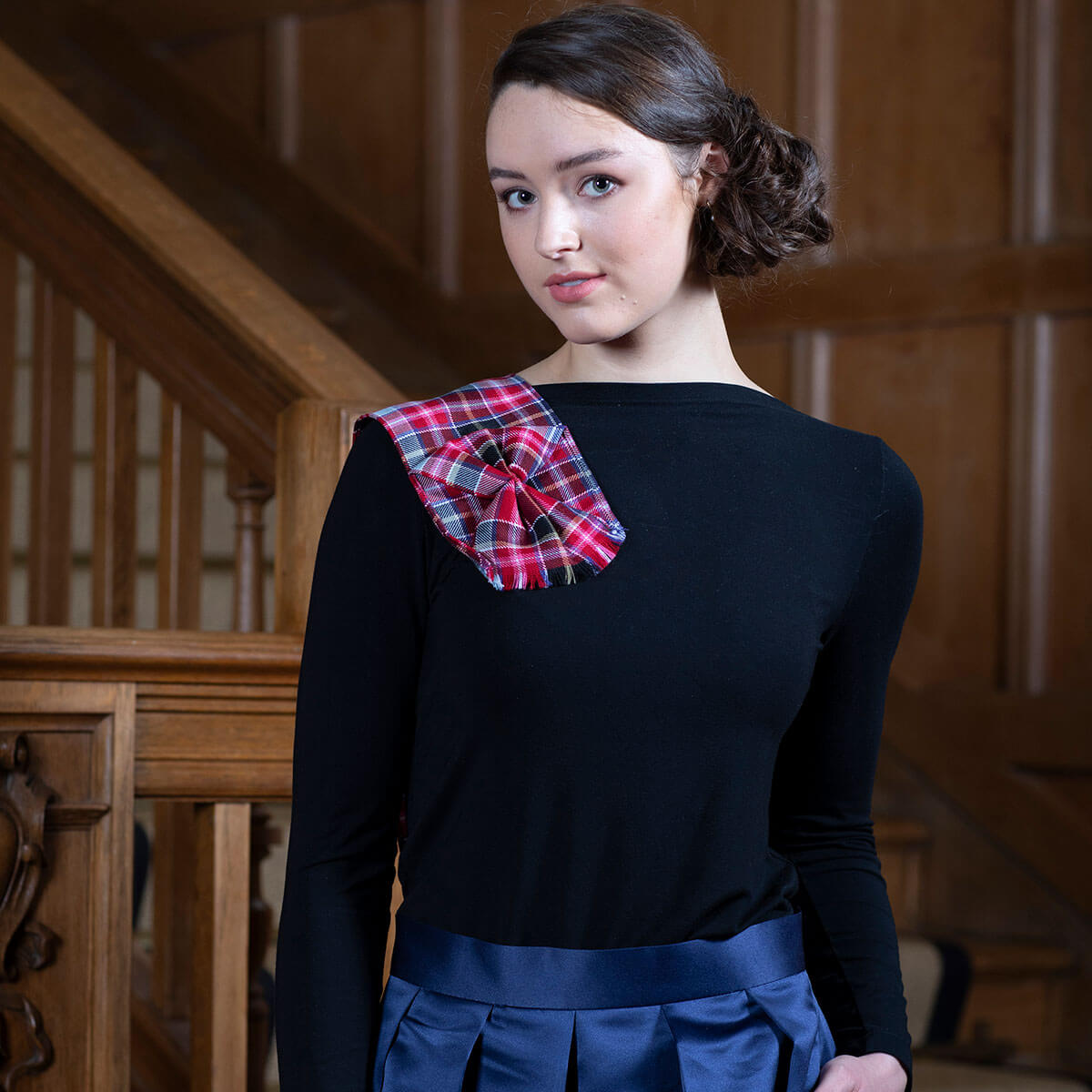 Made to Order Reiver Lightweight Tartan Mini Rosette Sash Gallery Image 2