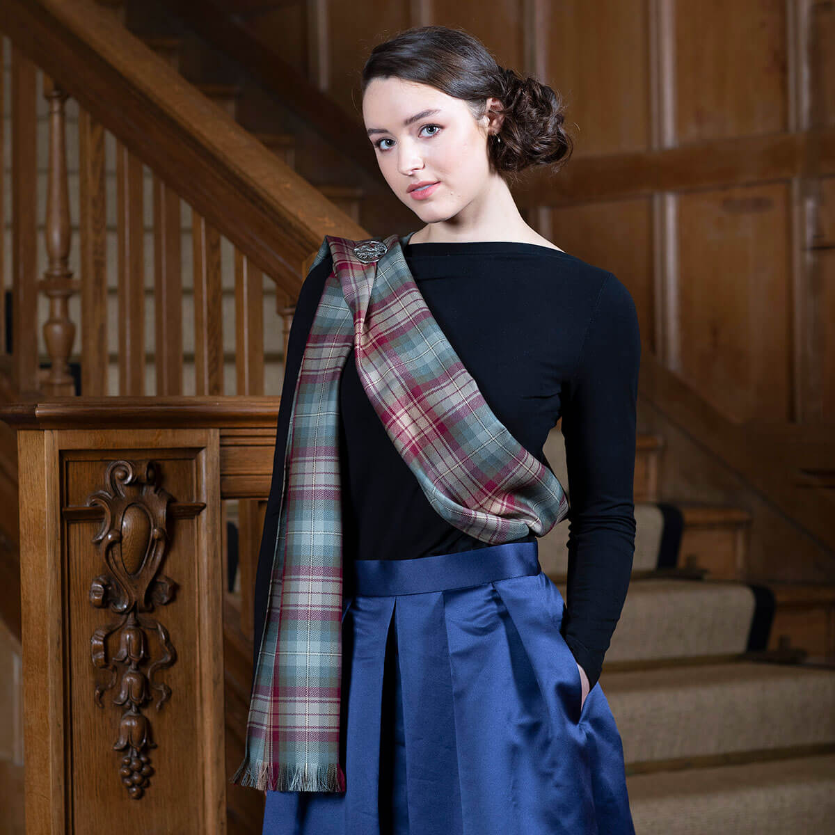 Made to Order Reiver Lightweight Tartan Sash Gallery Image 3