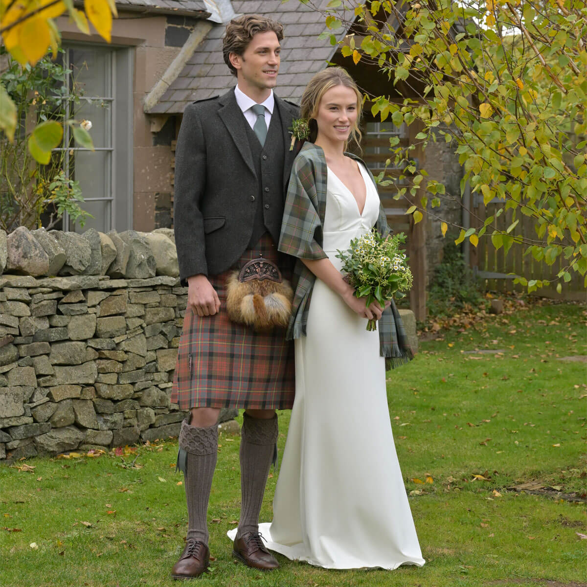 Made to Order Reiver Lightweight Tartan Stole Gallery Image 7