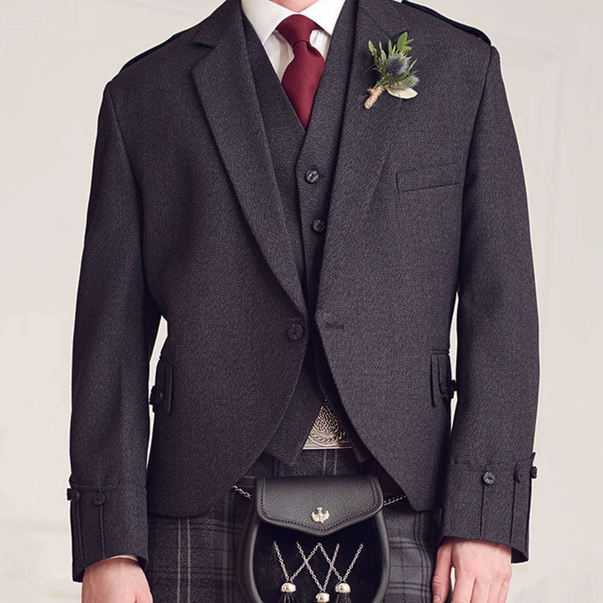 Lochinver Tweed Argyll Kilt Jacket Gallery Image 4