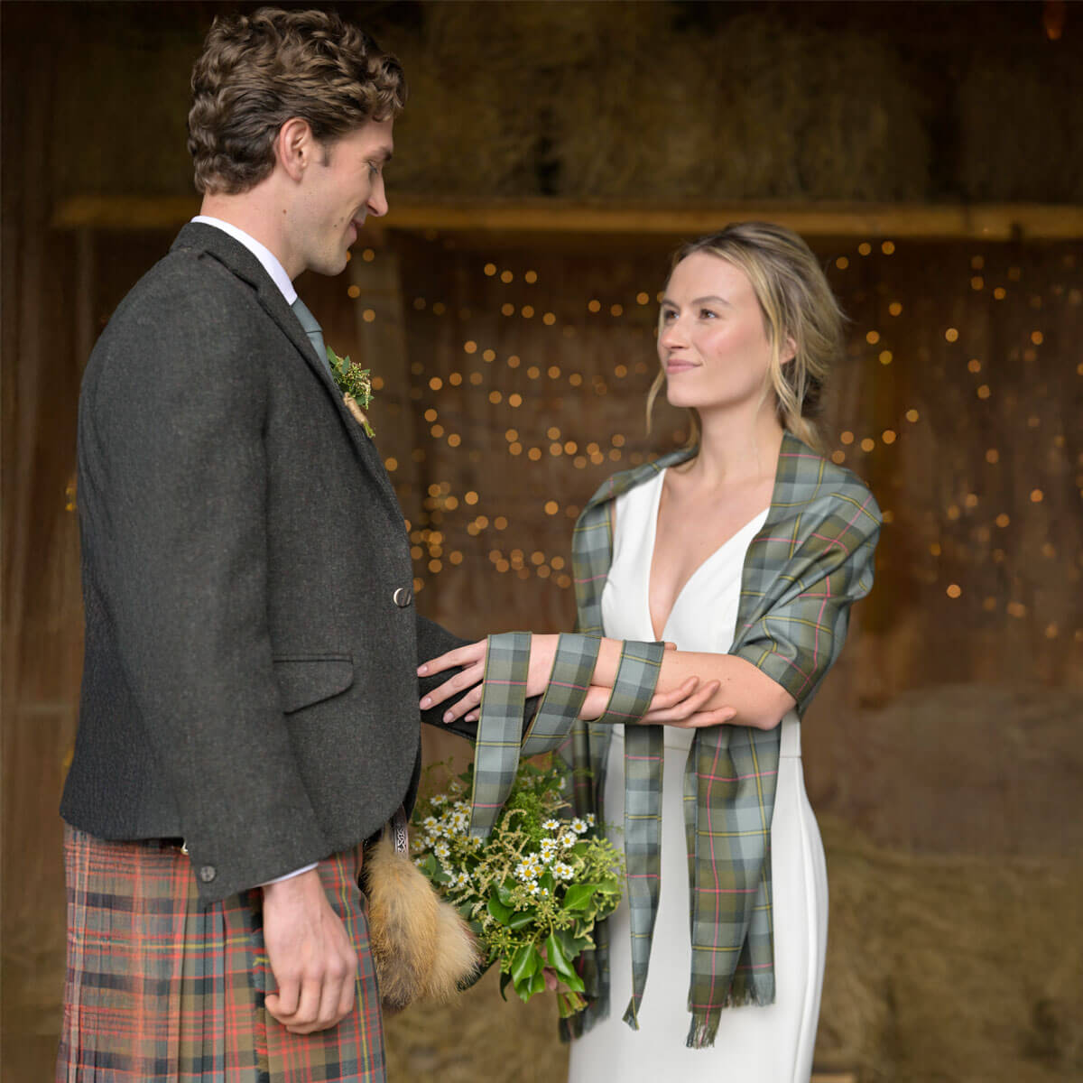 Made to Order Reiver Tartan Ribbon - Hand Fasting Gallery Image 3