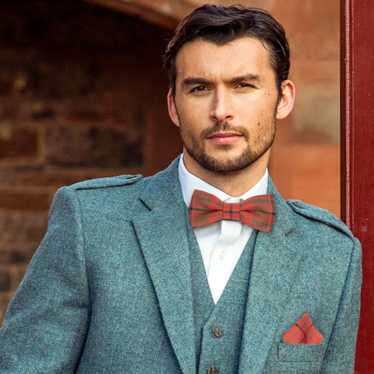 Made to Order Strome Heavyweight Pocket Square Gallery Image 2