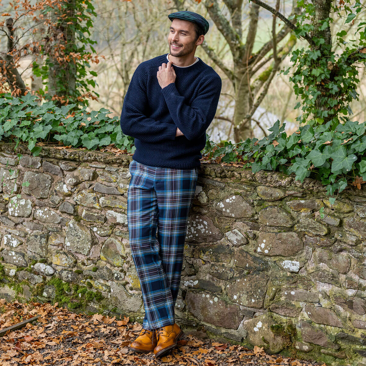 Mens Reiver Tartan Classic Trousers Gallery Image 2