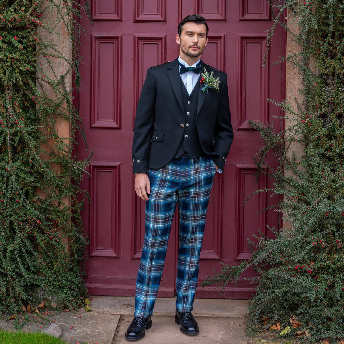 Mens Reiver Tartan Classic Trousers Gallery Image 1