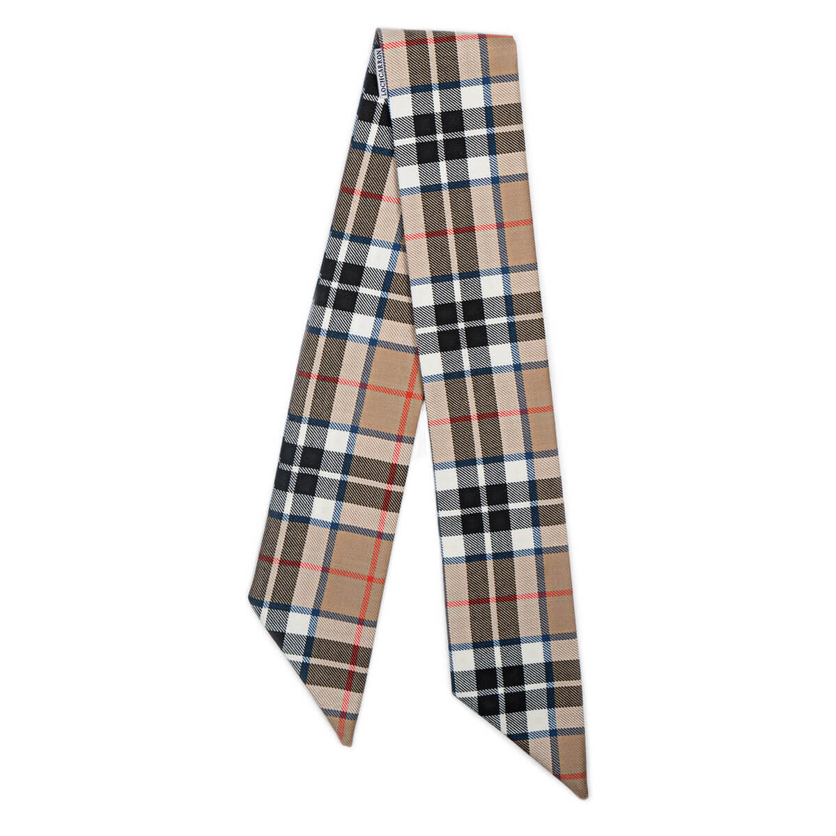Made to Order Reiver Lightweight Tartan Wool Twilly Scarf Gallery Image 1
