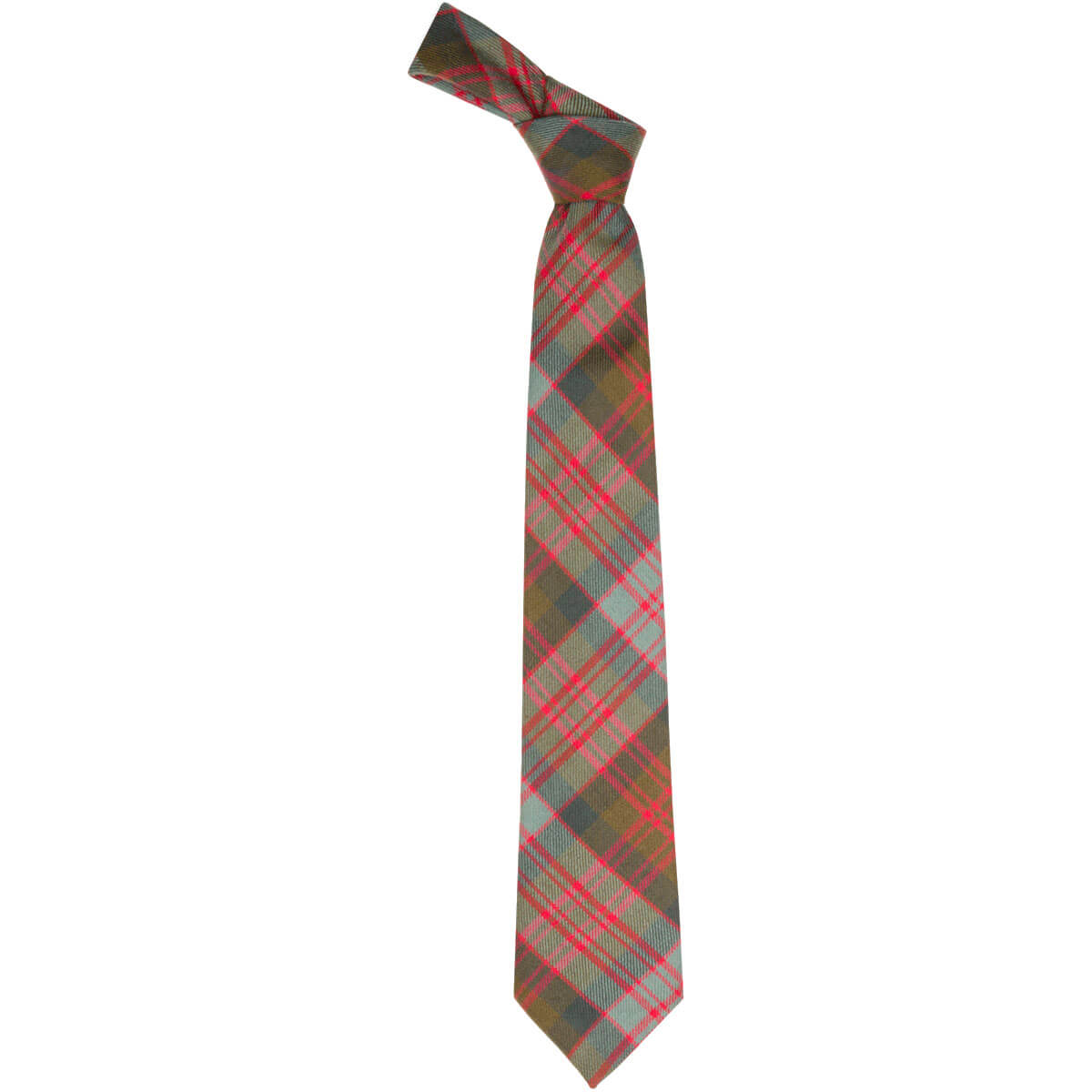 MacDonald Clan Weathered Tartan Tie Gallery Image 1