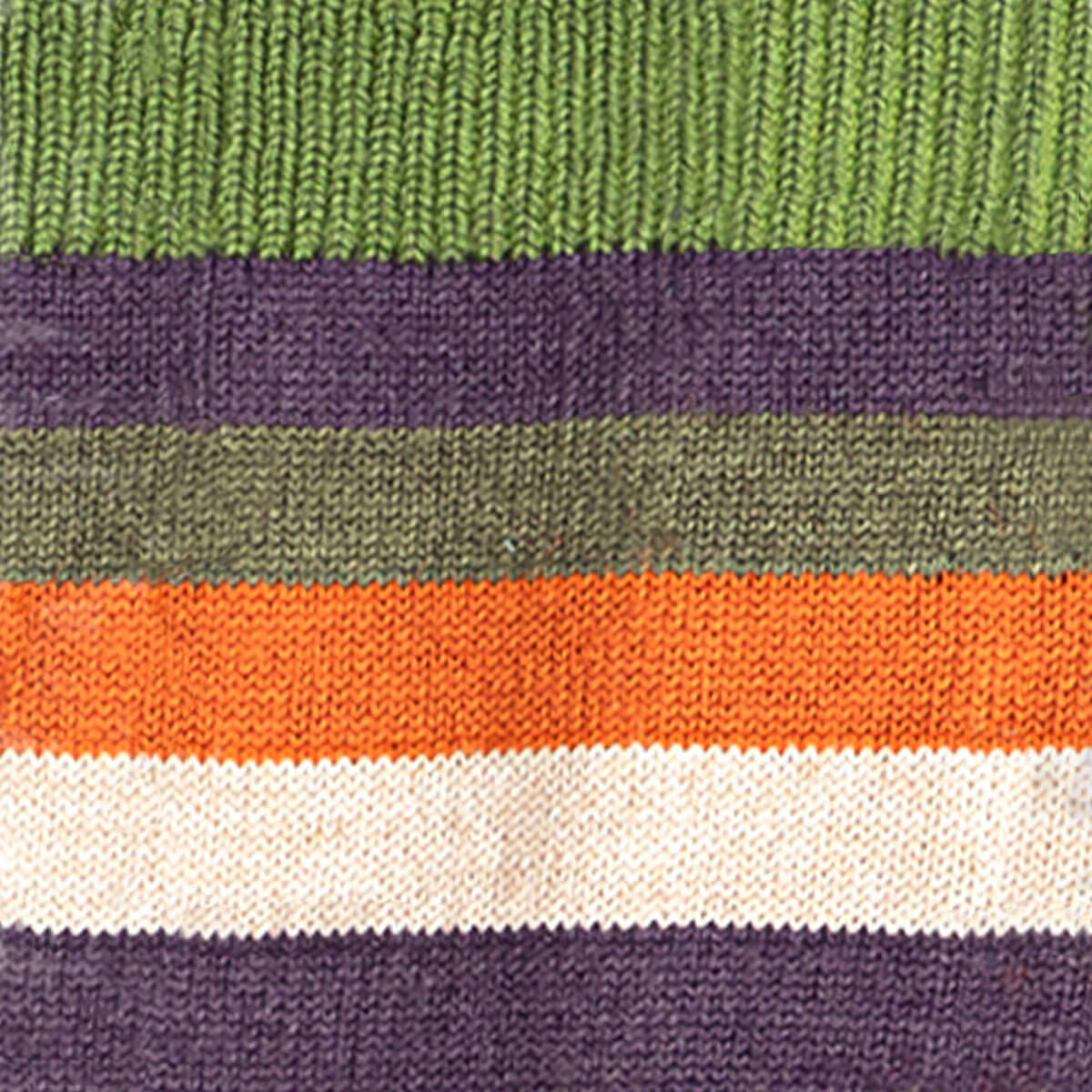 Mens Moss Stripe Merino Blend Socks Gallery Image 1