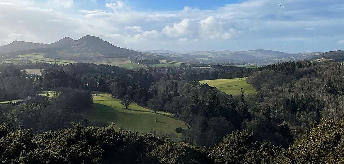 Scenic image of Selkirk in Scotland
