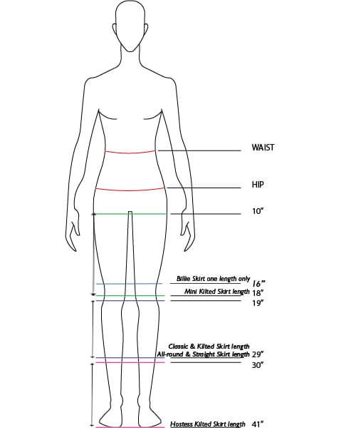 How to measure a skirt  Sizefox