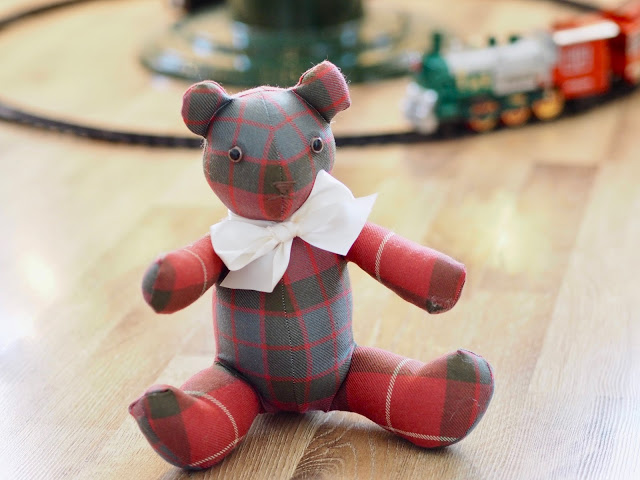 lochcarron of scotland tartan teddy bear