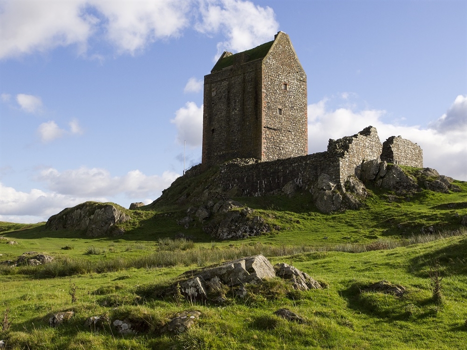 View of Smailholm Tower